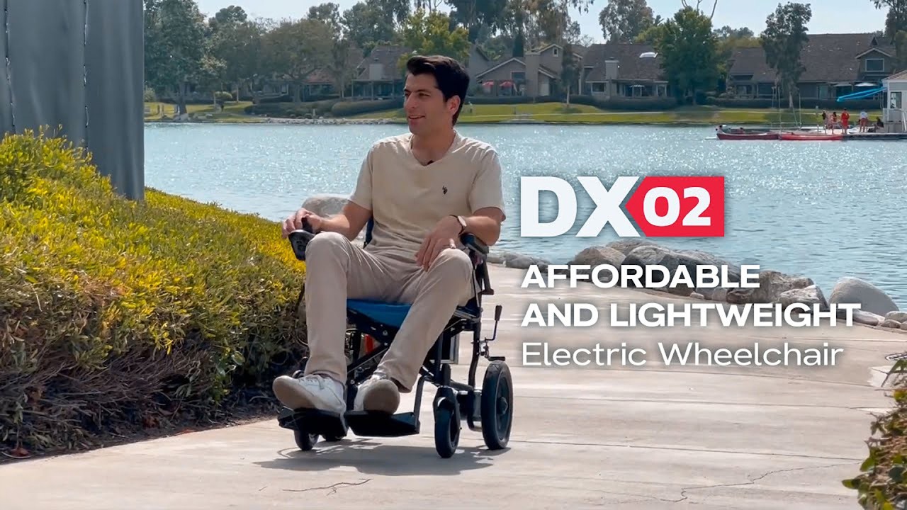 Rubicon DX02 - Affordable Lightweight and Foldable Electric Wheelchair