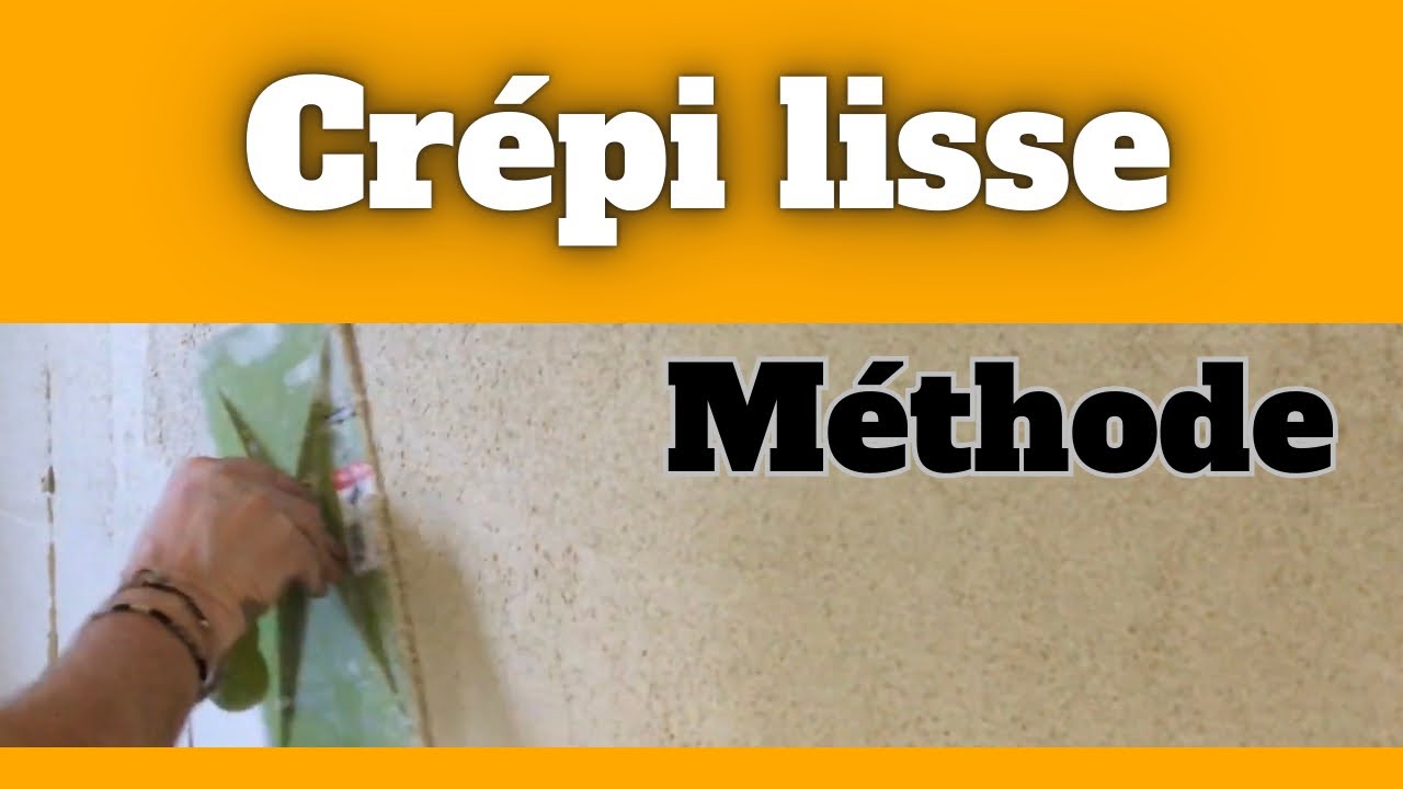 ✅ Crépi lisse au rouleau sur parpaing 👈