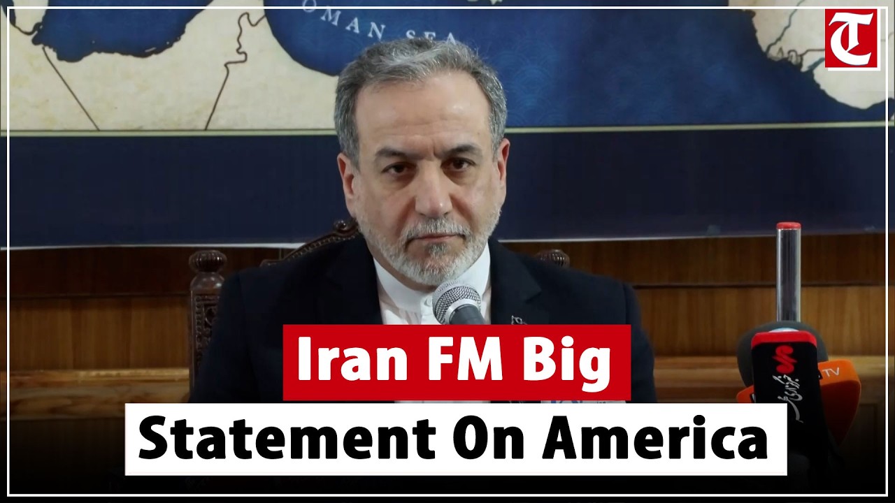 Iran FM Abbas Araghchi Says Tehran Has No Trust In Washington Amid Tensions