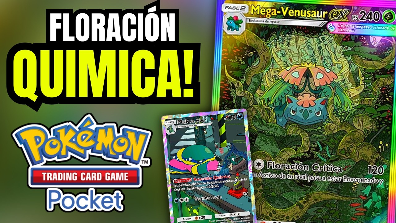 Mega Venusaur + Muk de Alola: Una combinación que lo hace TODO en Pokémon TCG Pocket