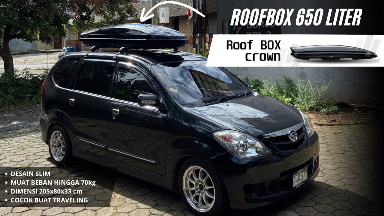 Review Roof Box Slim 650 Liter | Cocok Buat Traveling !
