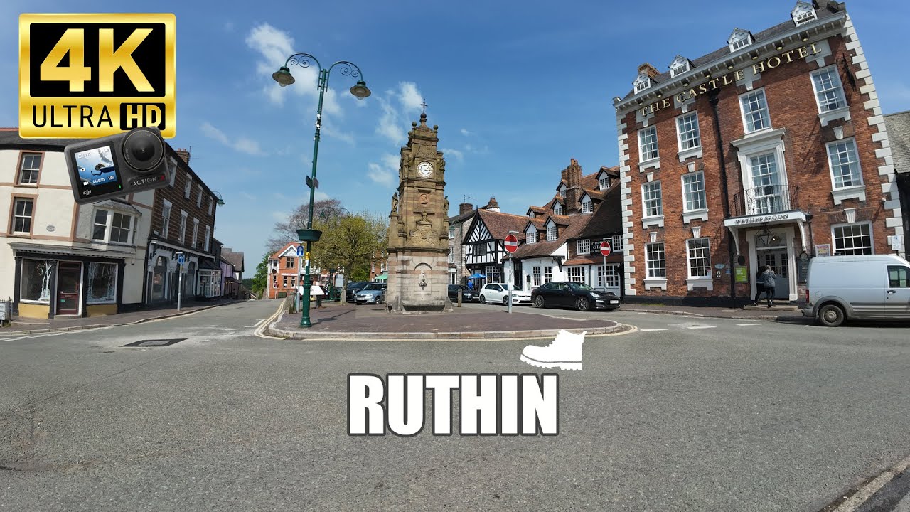Ruthin 🥾[4K/60fps] 🇬🇧