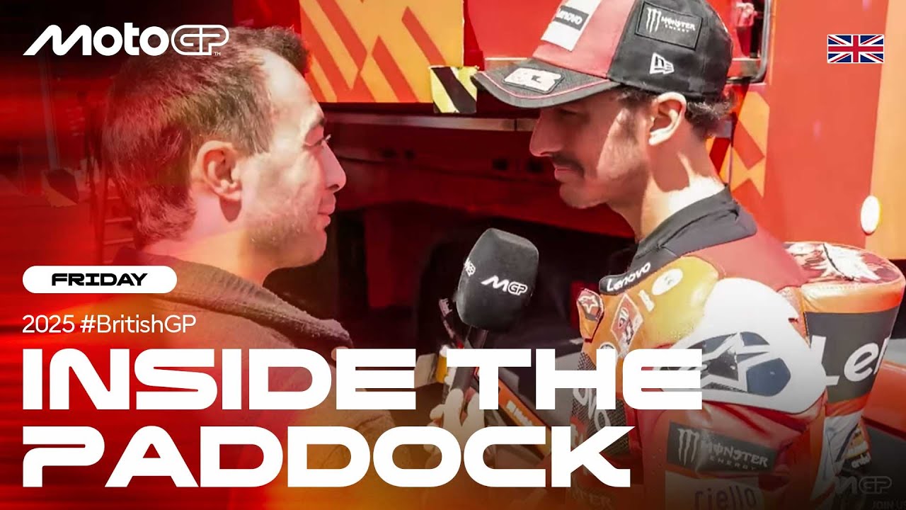 Bagnaia, Rins & Binder's first Friday thoughts on Inside The Paddock!  🎤 | 2025 British GP