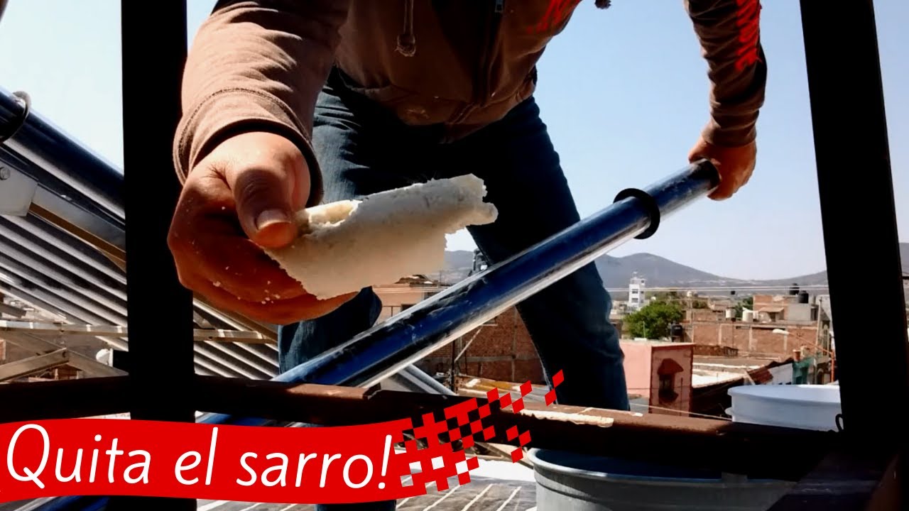 Técnica para limpiar ¡fácil y económico! tubos de vidrio al vacío de tu calentador solar.