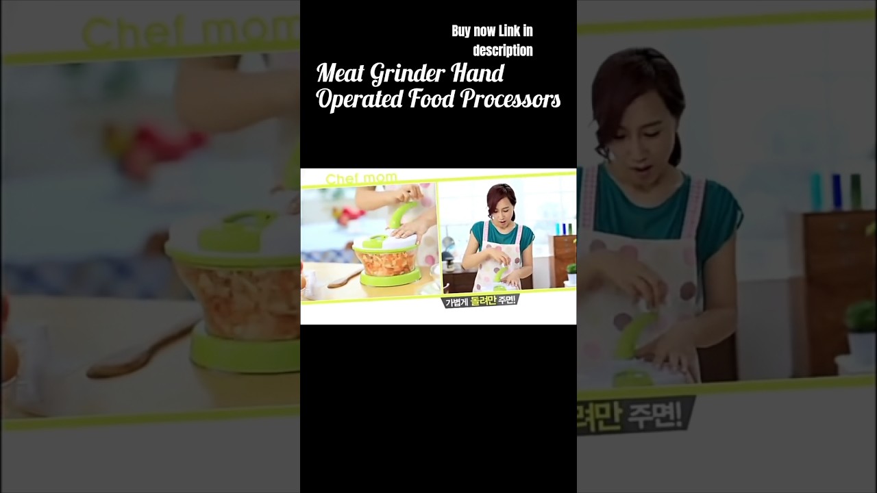 Meat Grinder Hand Operated Food Processors Portable Multi-function Vegetable Cutter Garlic Chopper