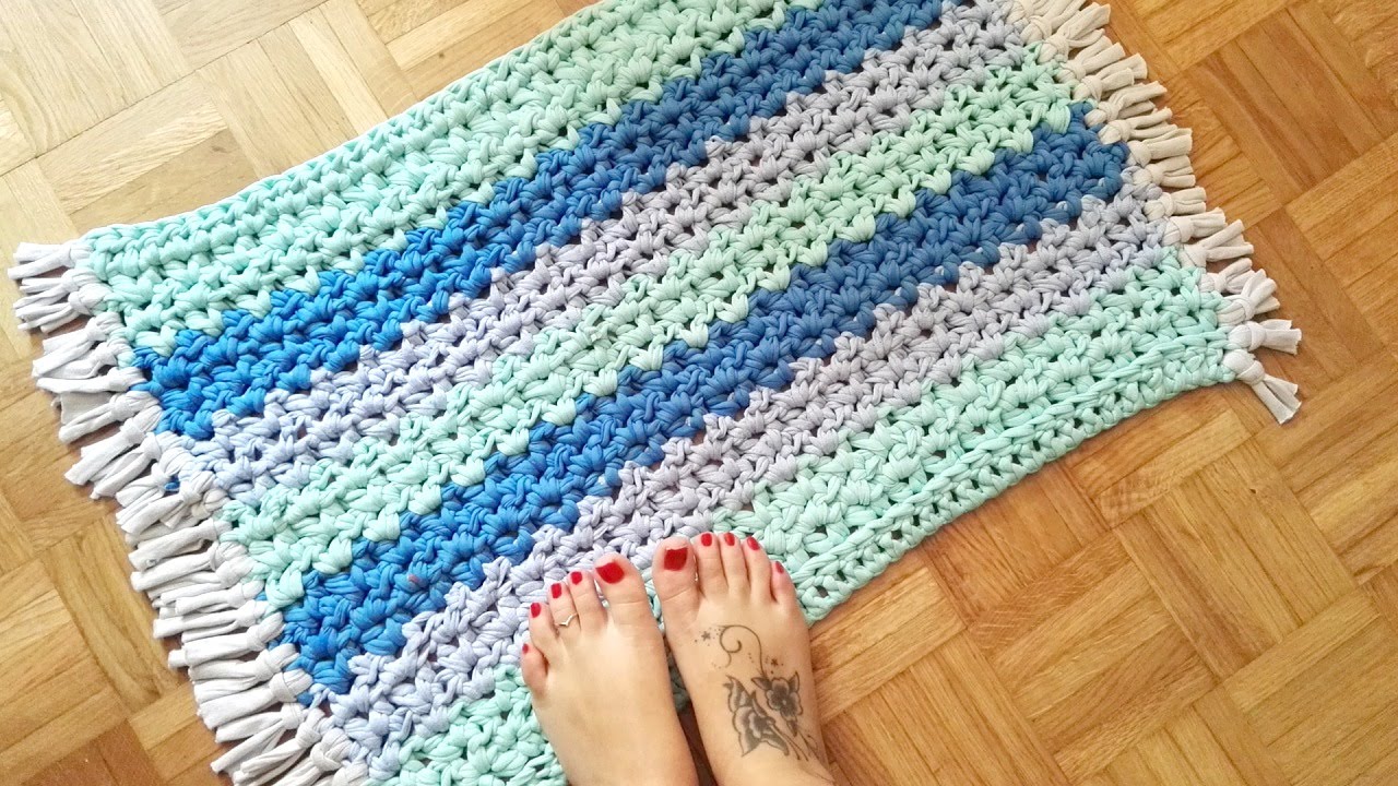 Alfombra de Trapillo cuadrada