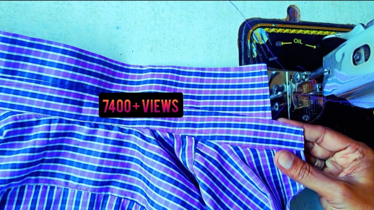Shirt stitching full video l perfect stitching easy steps l சட்டை தைப்பது எப்படி?