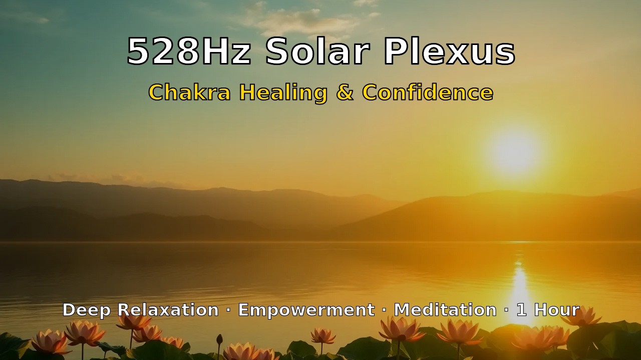 528Hz Solar Plexus Chakra Healing Music - Confidence & Empowerment | Deep Relaxation | 1 Hour