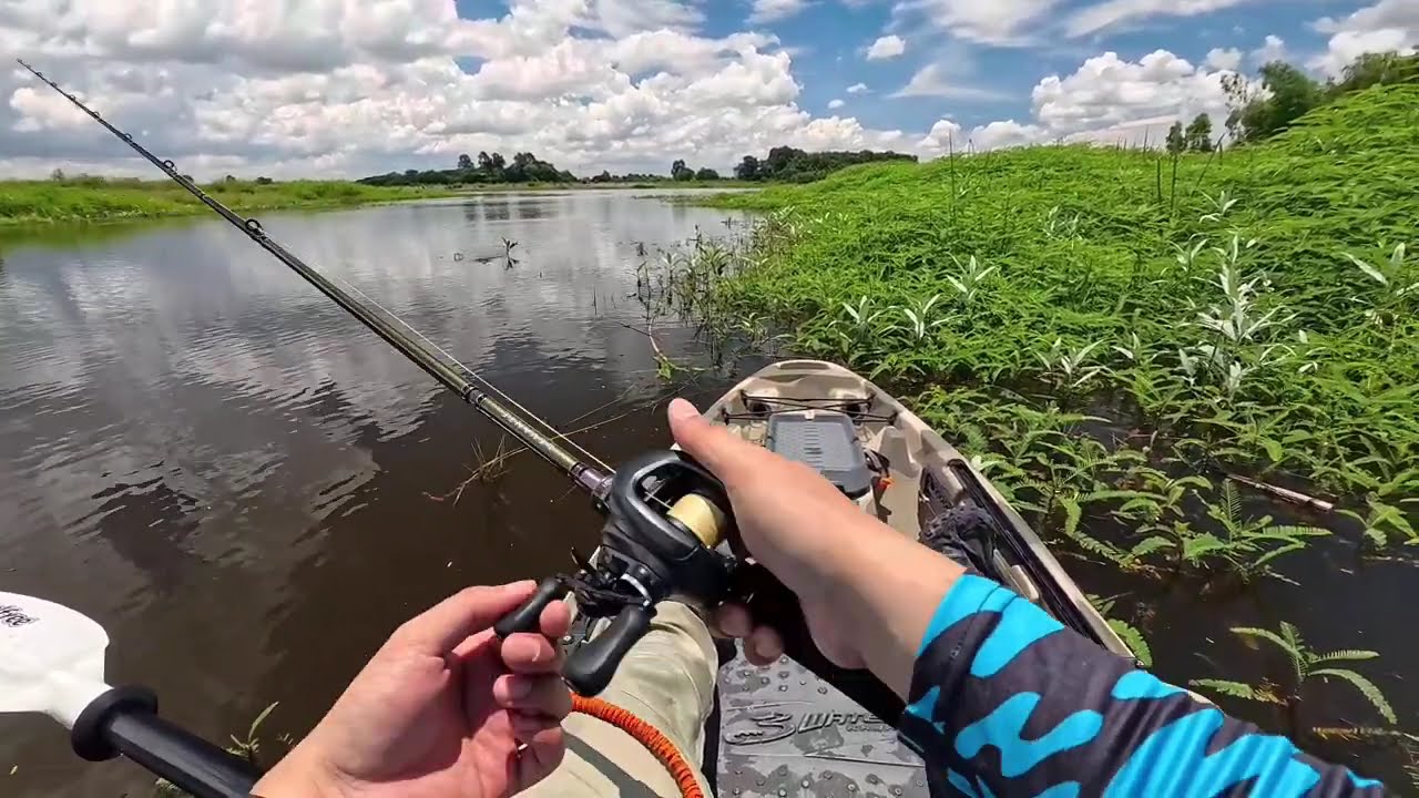Fishing with Shimano Exsence DC on Kayak 2025