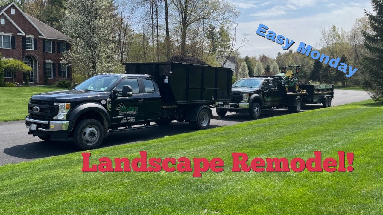 EASY Landscape Tear Out ~ Mini Excavator In Action!