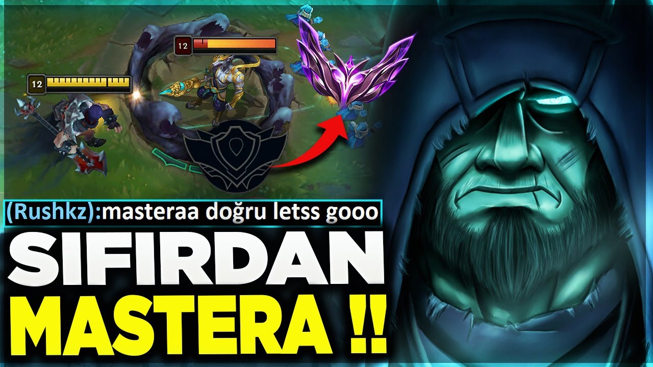 SIFIRDAN MASTERA SADECE YORICK OYNAYARAK ÇIKMAK!! LEAGUE OF LEGENDS YORICK