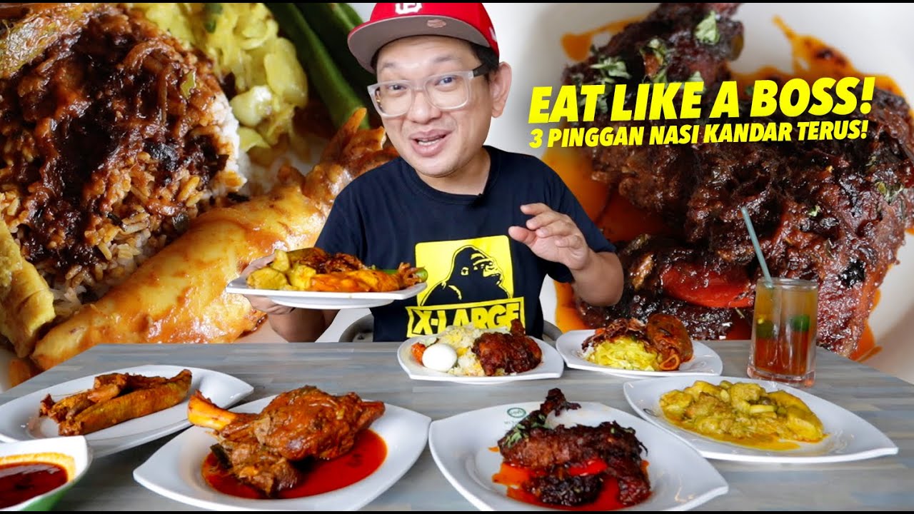 Eat Like A Boss. Melantak 3 Pinggan Nasi Kandar Lauk Lamb Shank, Ayam Bawang & Telur Sotong!