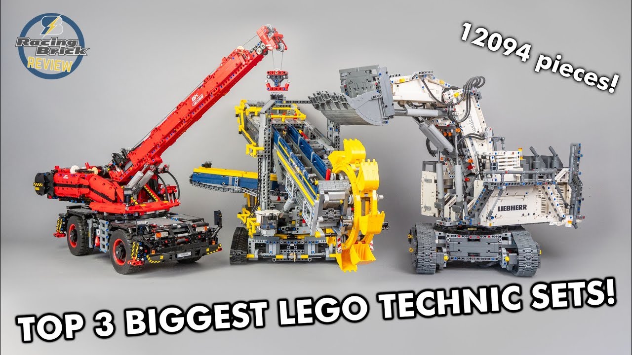 Top 3 biggest LEGO Technic sets compared! (2019)