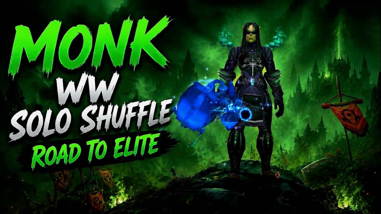 Windwalker Monk SOLO SHUFFLE Road to ELITE! #5 Insane Damage