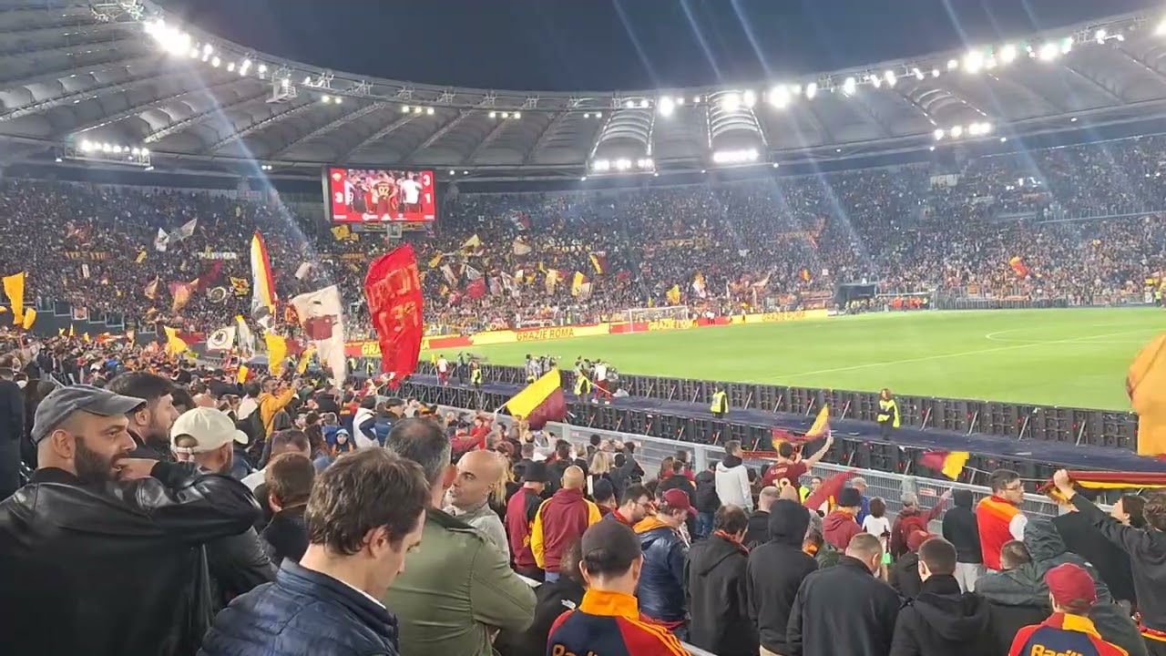 Roma Milan 3-1 18/05/25 grazie Roma