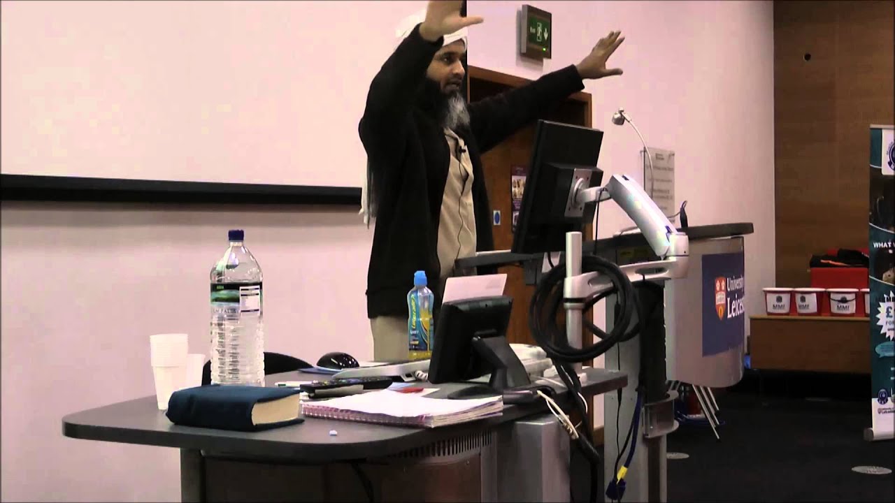 The Muslim Student - Shaykh Hasan Ali at Leicester University (Nasheed by MoKo)