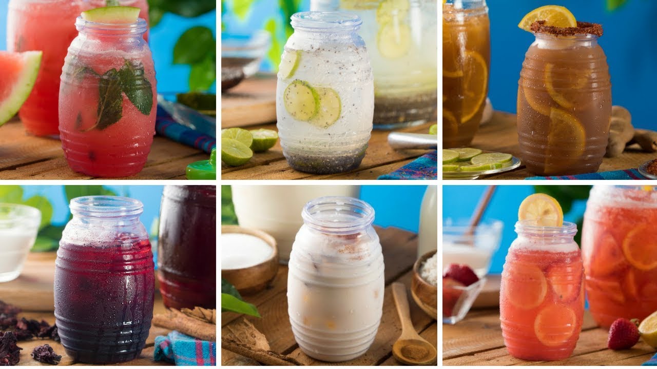 6 aguas frescas