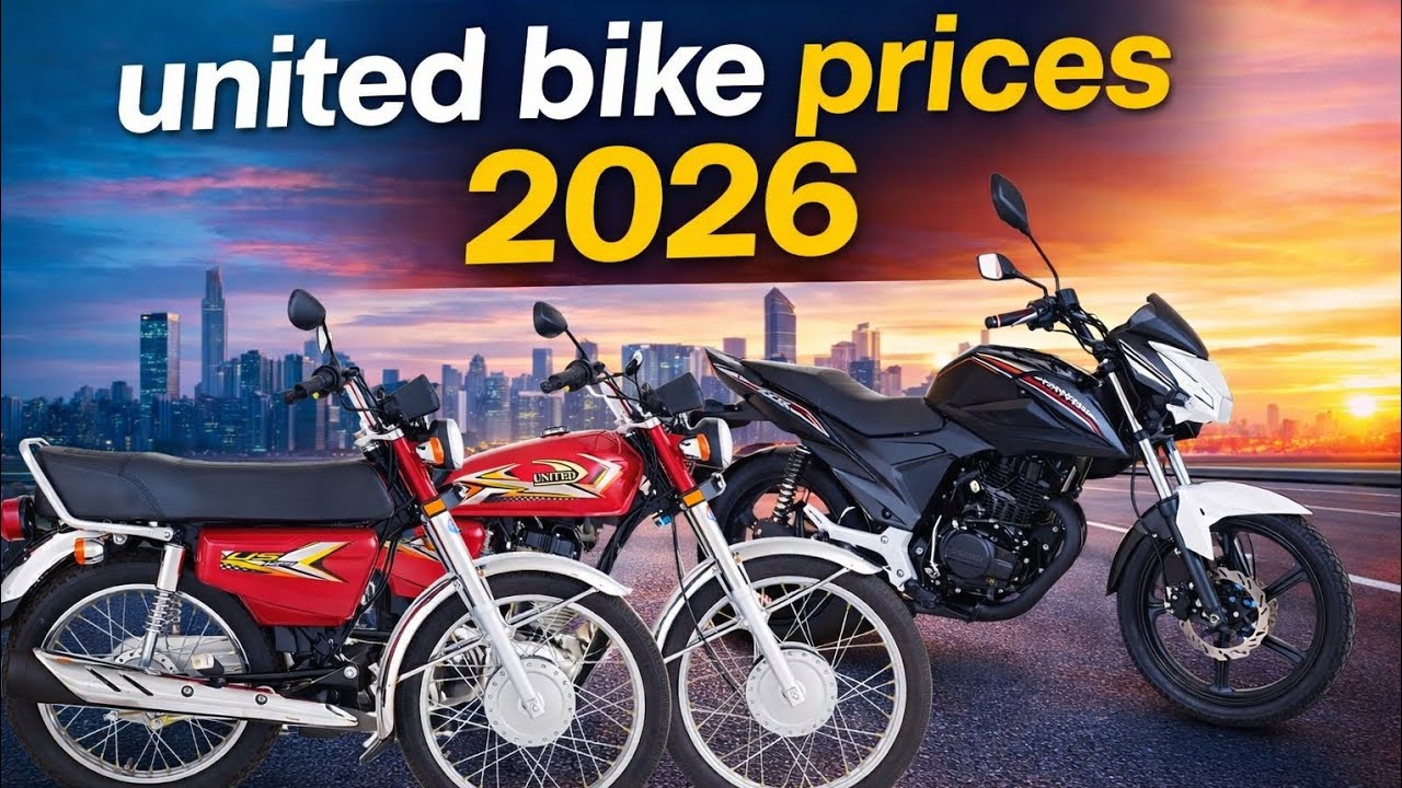 UNITED ALL BIKE PRICES IN PAKISTAN LISTS 2026 YEAR | AFNAN KAUSAR | 70CC BIKE TO 150CC BIKES