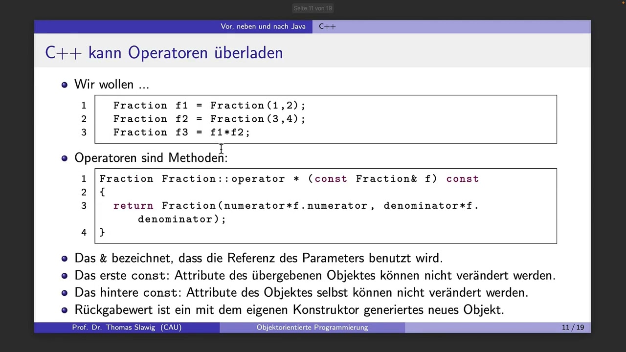 Objektorientierte Programmierung mit Java 29: Vor, neben und nach Java