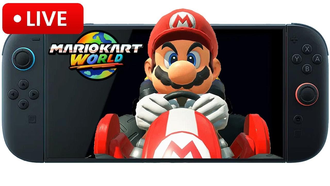 *Live - MarioKart World Online Gameplay