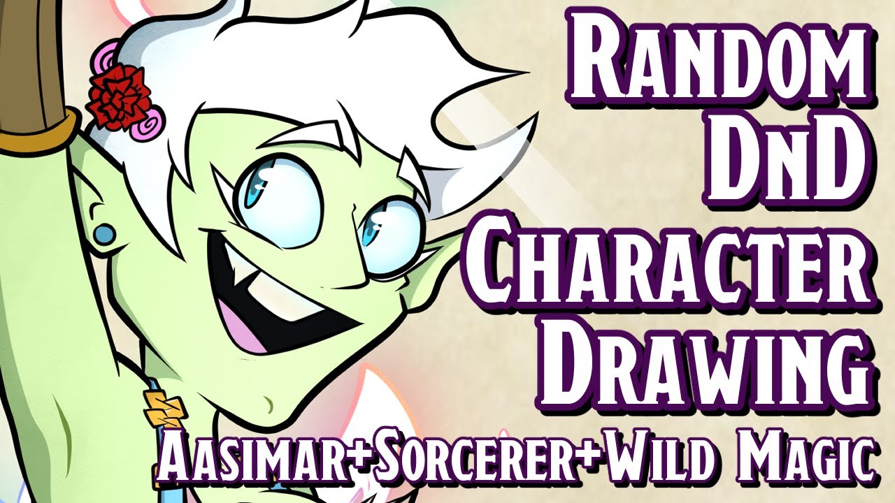 Random DnD Character Art Challenge - Aasimar Wild Magic Sorcerer