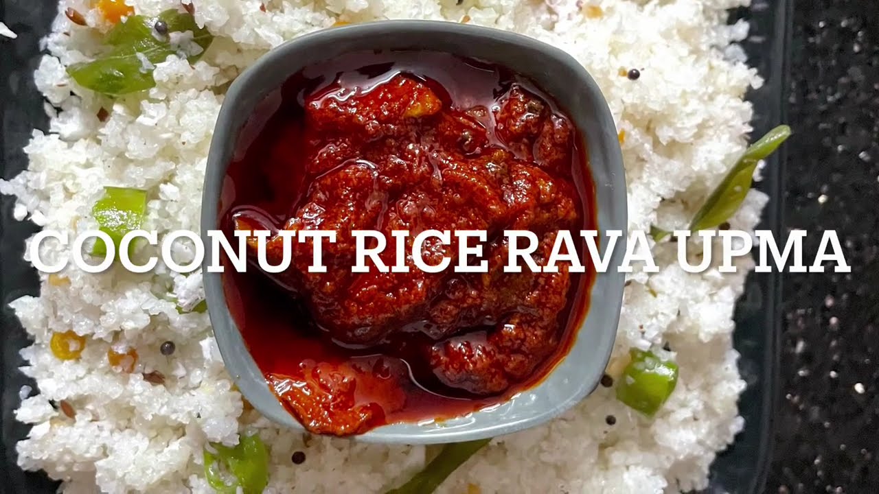 Coconut Rice Rava Upma Recipe | The Ultimate South Indian Breakfast Tiffin
