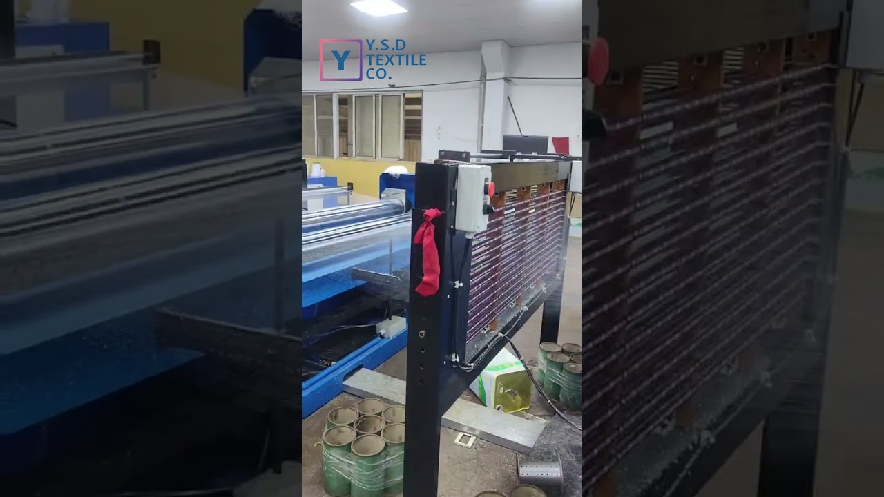 Upgrade more spindles more production split warping machine