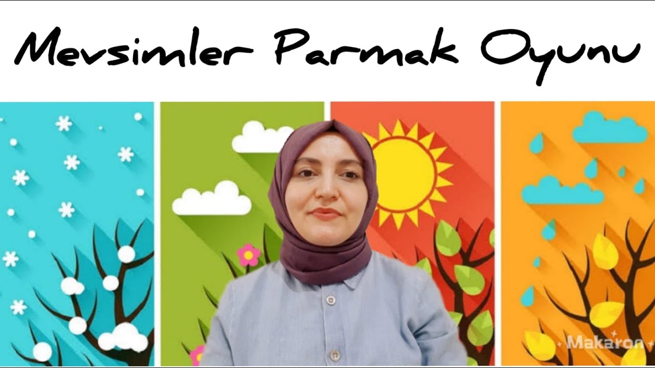 Mevsimler Parmak Oyunu/Şarkısı #okulöncesieğitim #mevsimler #yazmevsimi