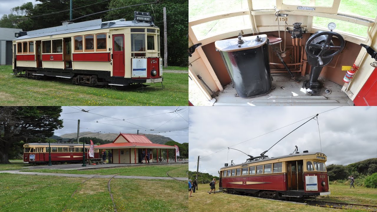 Vintage Trams at the Wellington Tramway Museum