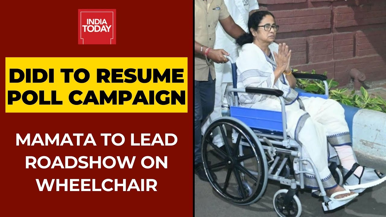 Mamata Banerjee To Lead Roadshow On Wheelchair, First Public Appearance After Nandigram Attack