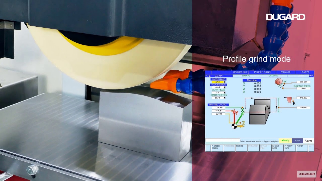 Chevalier FMG-B1224 Travelling Column, Highly Efficient Profile Grinder
