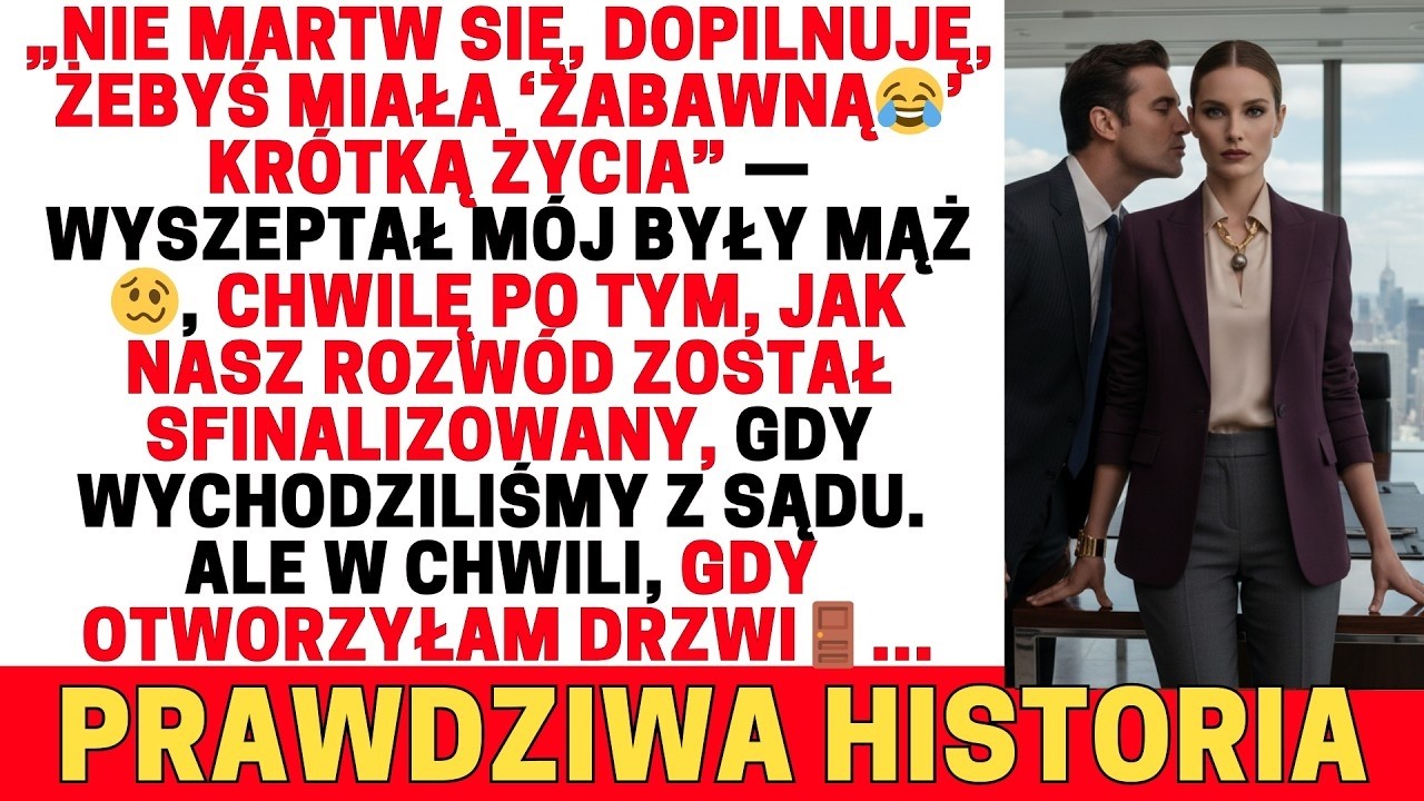 Zadbam, byś miała „zabawne😂” życie — mruknął🥴 po rozwodzie  Potem otworzyłam drzwi🚪…