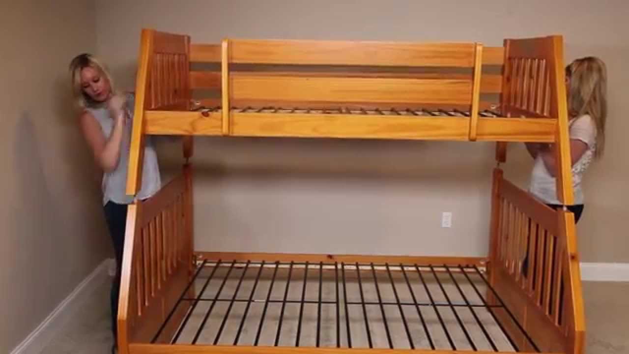How to Build a Twin Over Full Bunk Bed from FactoryBunkBeds.com