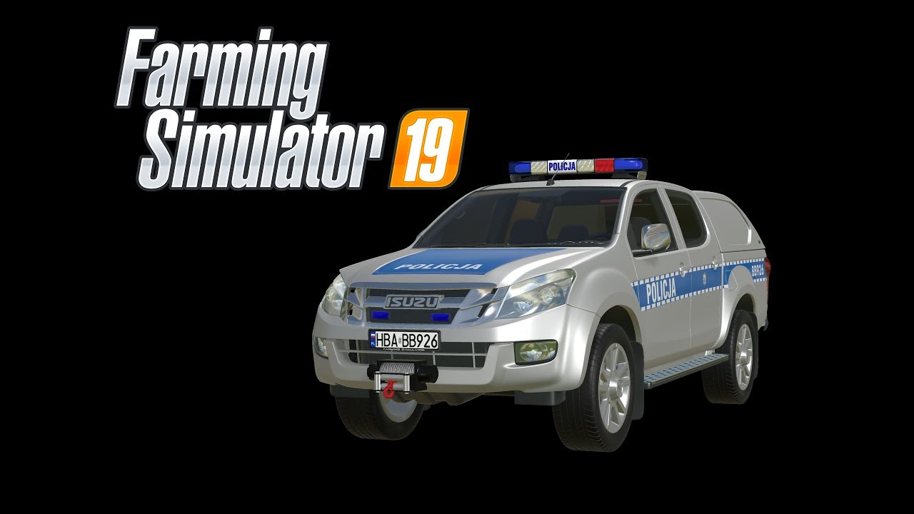 [FS19] Isuzu D-Max Mk2 Double Cab 2014 Policja