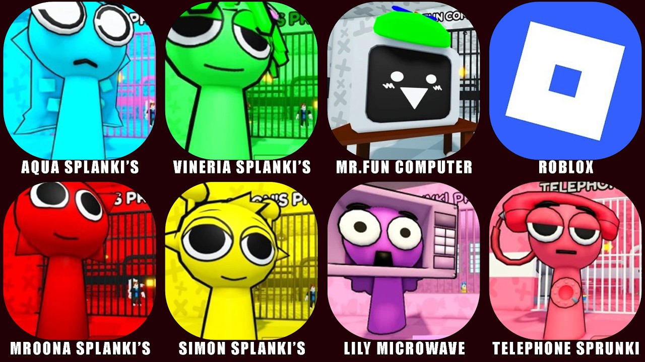 ROBLOX: AQUA SPLANKI, 🌴VINERIA SPLANKI, MR. FUN COMPUTER SPLANKI, SIMON SPLANKI, ROBLOX JUMPSCARES!