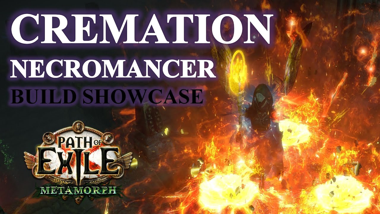 CREMATION NECROMANCER BUILD SHOWCASE | Path of Exile 3.9 | A blocking monster of destruction :)