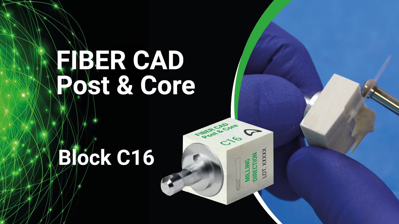 Fiber CAD Post & Core | Block C16