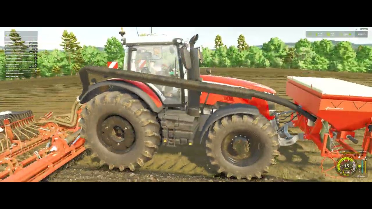 farming simulator 25  mineralduhner ausbringen  dreschen  grubern