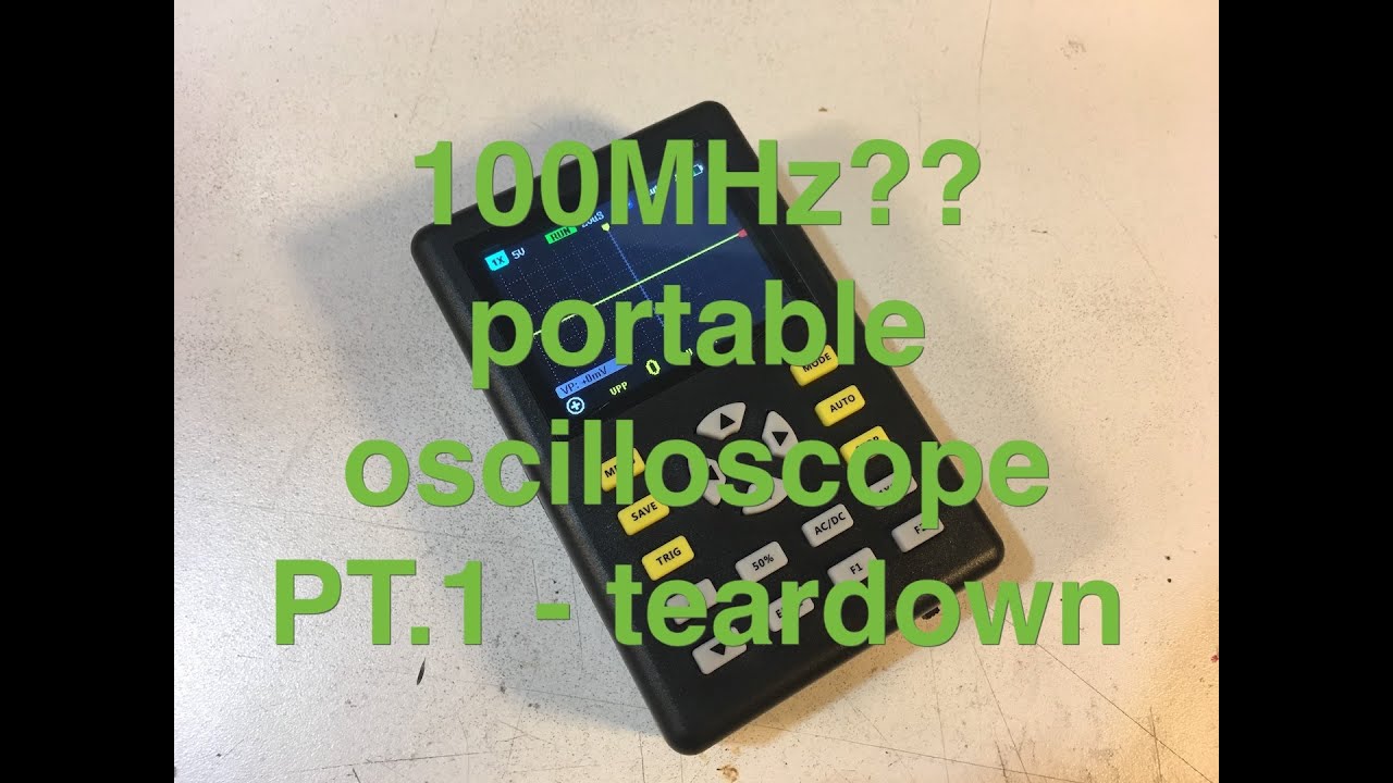 Pocket 100MHZ oscilloscope?? part1 - intro and teardown