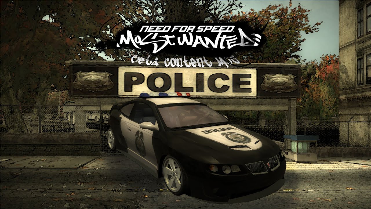 Need For Speed Most Wanted Beta Content Mod - Pursuit (Heat Levels 1-7)
