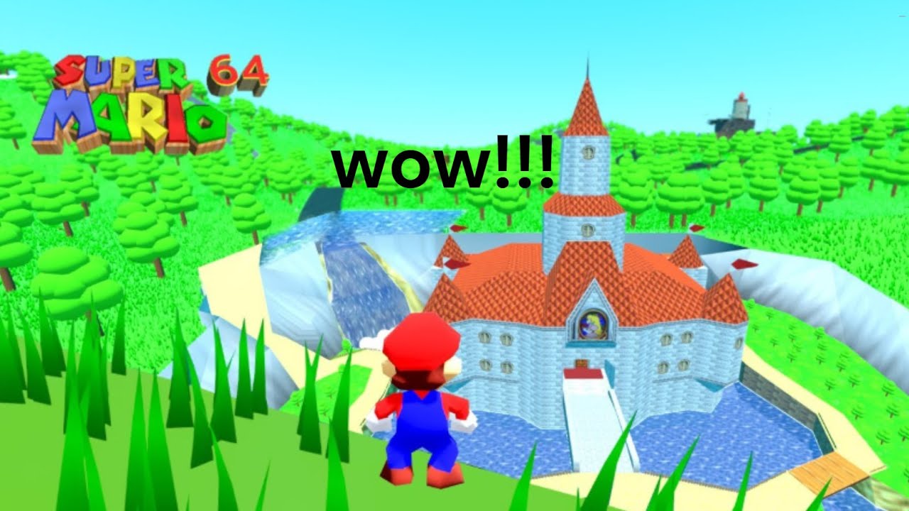 super mario 64 open world is way too insane!!!
