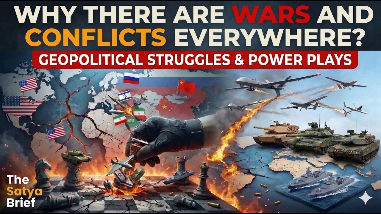 Why are there conflicts and wars everywhere?