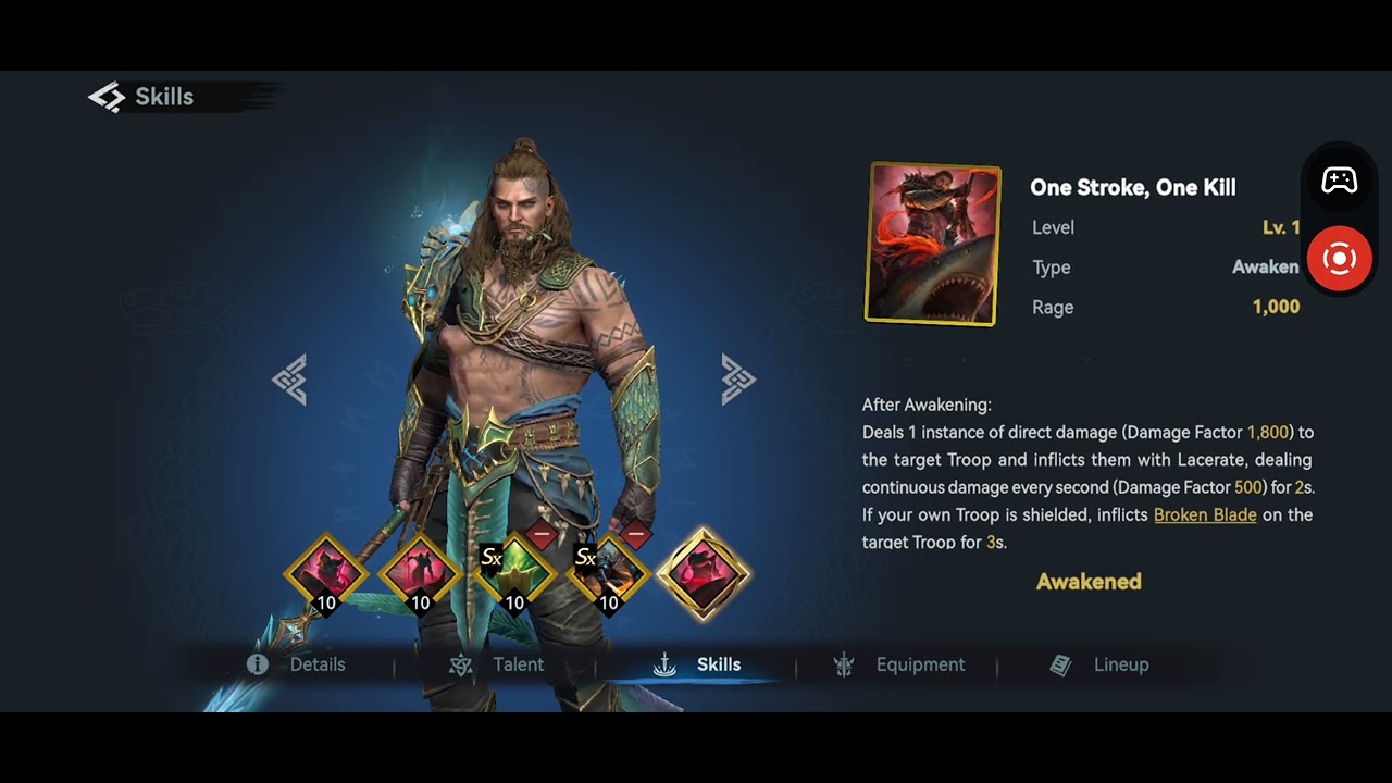 Viking Rise Hero Gunnar Awakening #vikingrise #vikingrisegameplay
