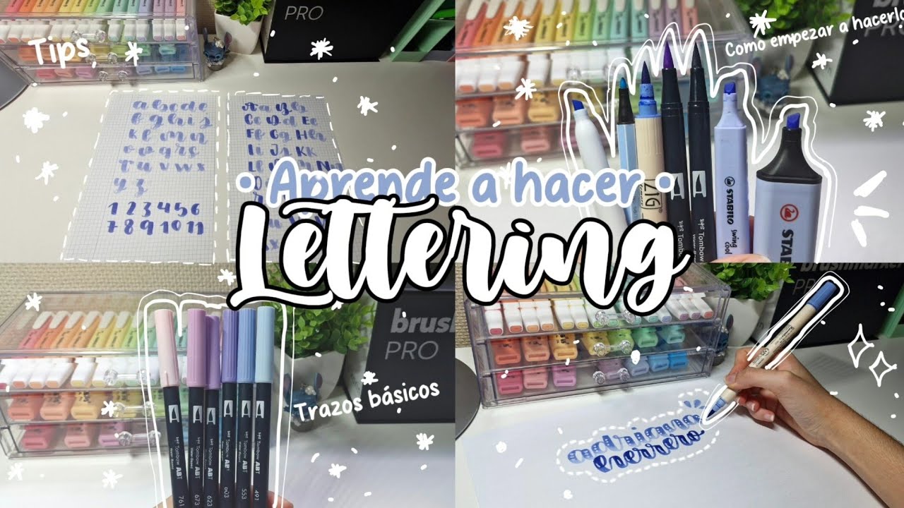 APRENDE A HACER LETTERING!! | tips, trazos, mejores plumones. &bull;Adriana Herrero&bull;