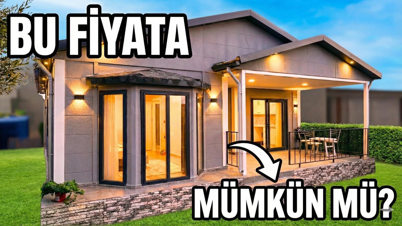 EVLENMEYEN KALMASIN! ANAHTAR TESLİM 13.500 TL ÇELİK EV TURU ve FİYATI - 2025 Fiyatı
