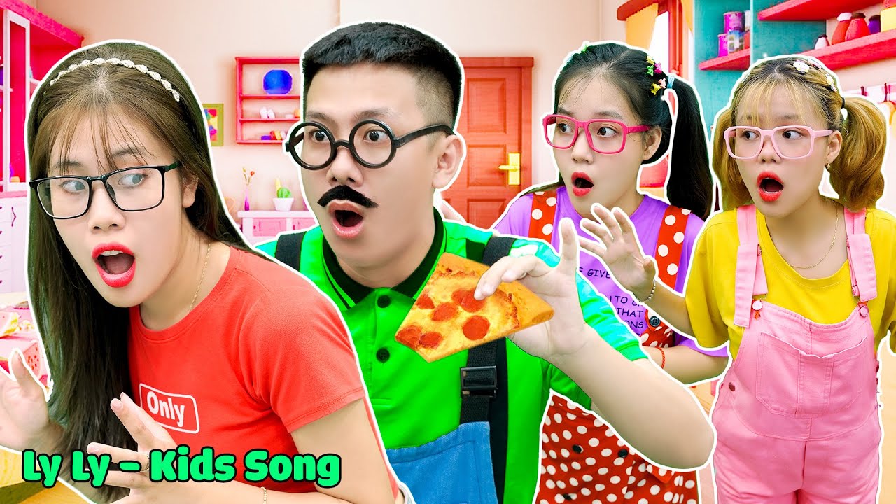 Johnny Johnny, ¿sí, papá? 🍕🍕🍕 + Más | Ly Ly - Kids Song