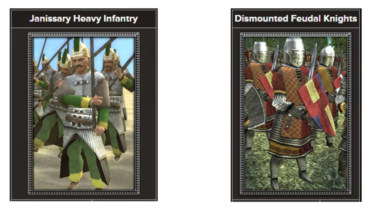 Medieval II: Total War - Crusades 1vs1: Janissary Heavy Infantry vs Dismounted Feudal Knights
