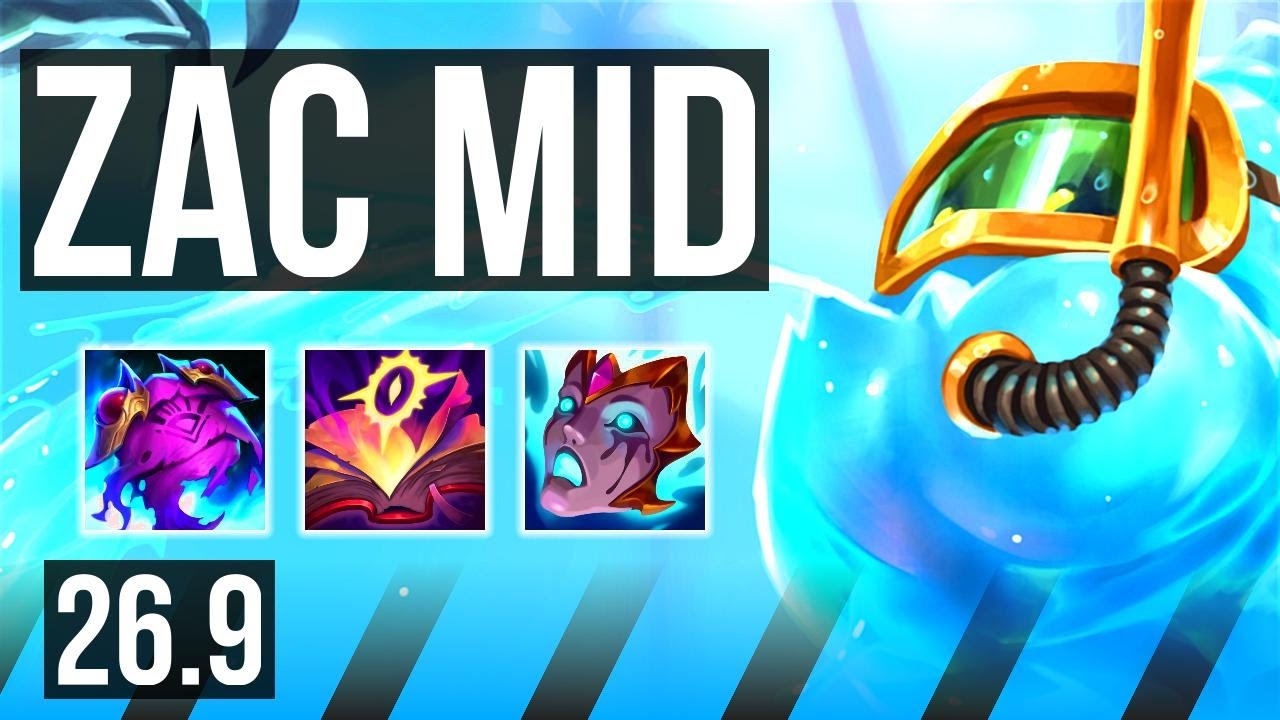 ZAC vs VIKTOR (MID) | 47K damage, Perfect KDA: 17/0/8 | EUNE Challenger | 26.9