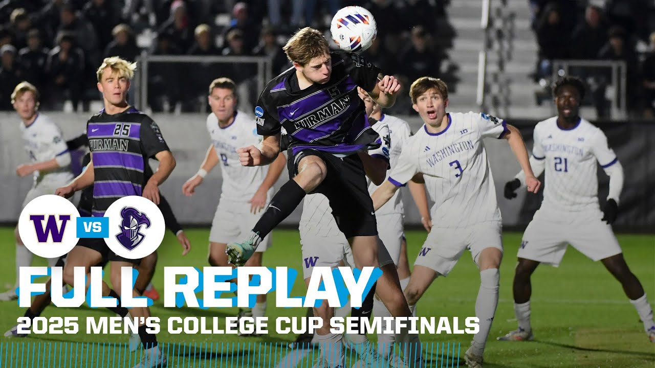 Washington vs. Furman: 2025 NCAA men's soccer College Cup semifinals | FULL REPLAY