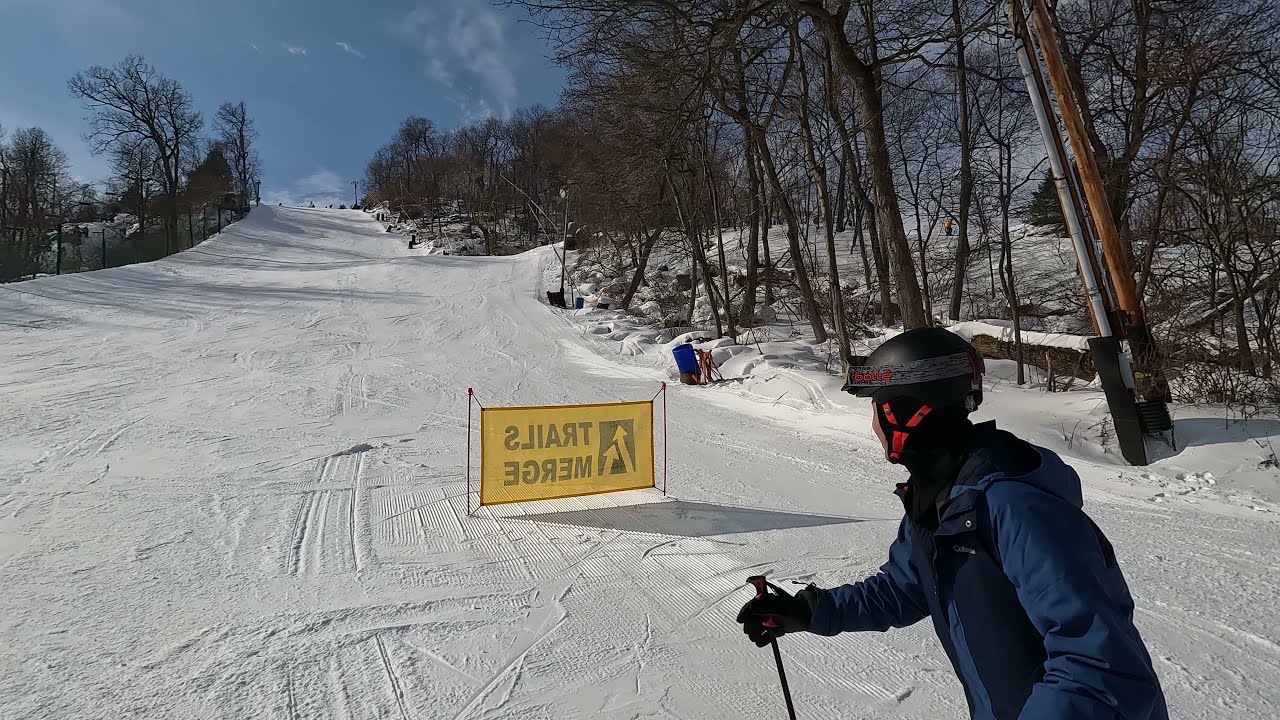 [4K] Roundtop double-black-diamond Upper Ramrod trail 1-31-2022